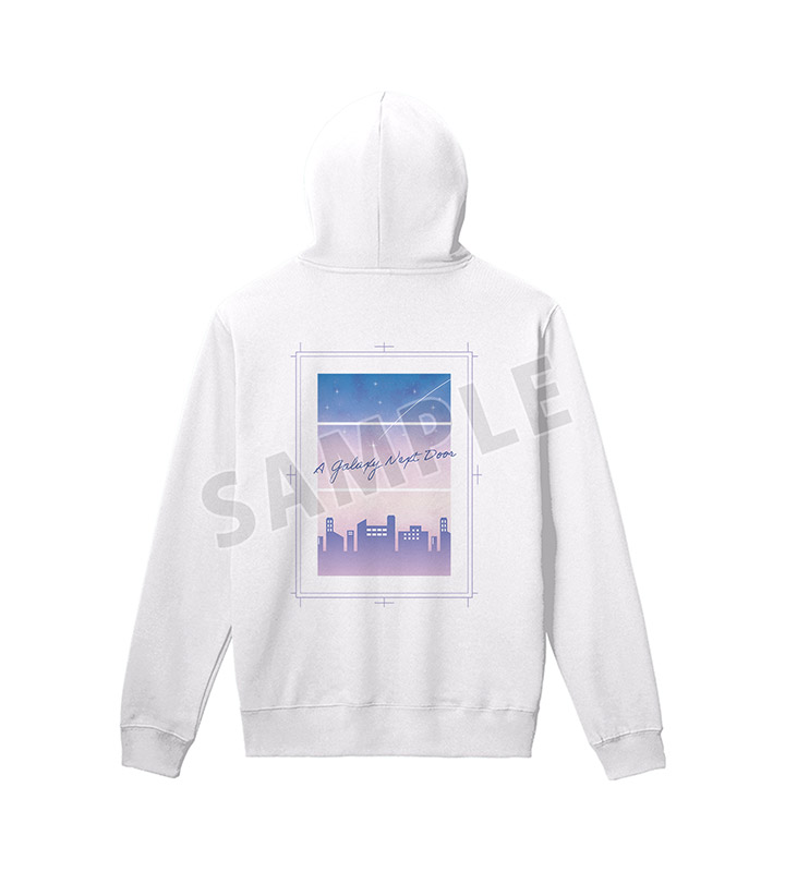 モチーフ バックプリントパーカー